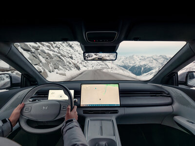 Xpeng G6 interiør og dashboard