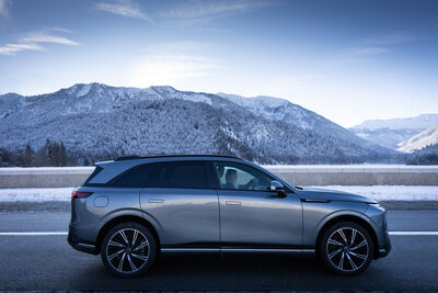 Xpeng G9 designdetalje vinter